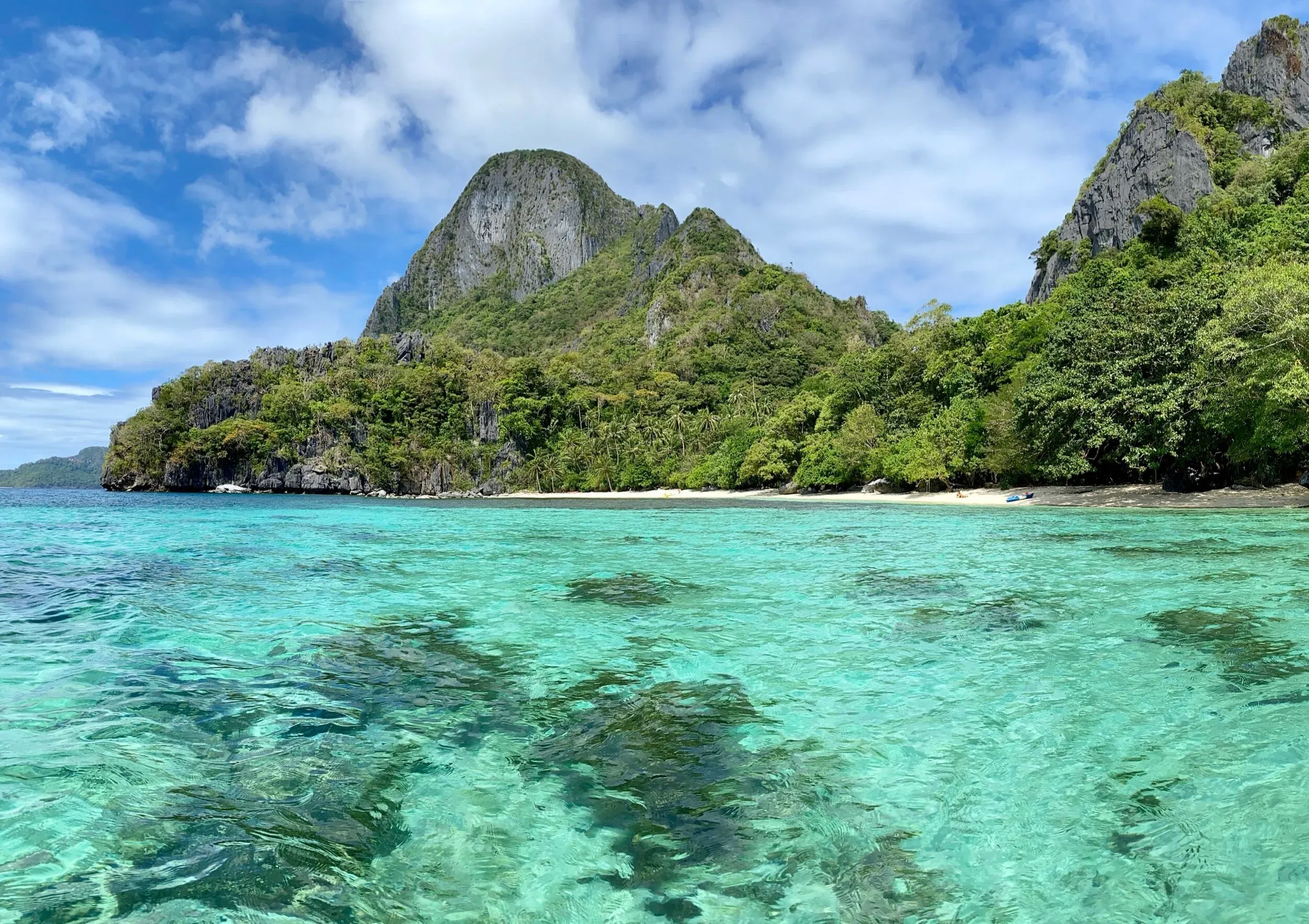 The island we paddled to