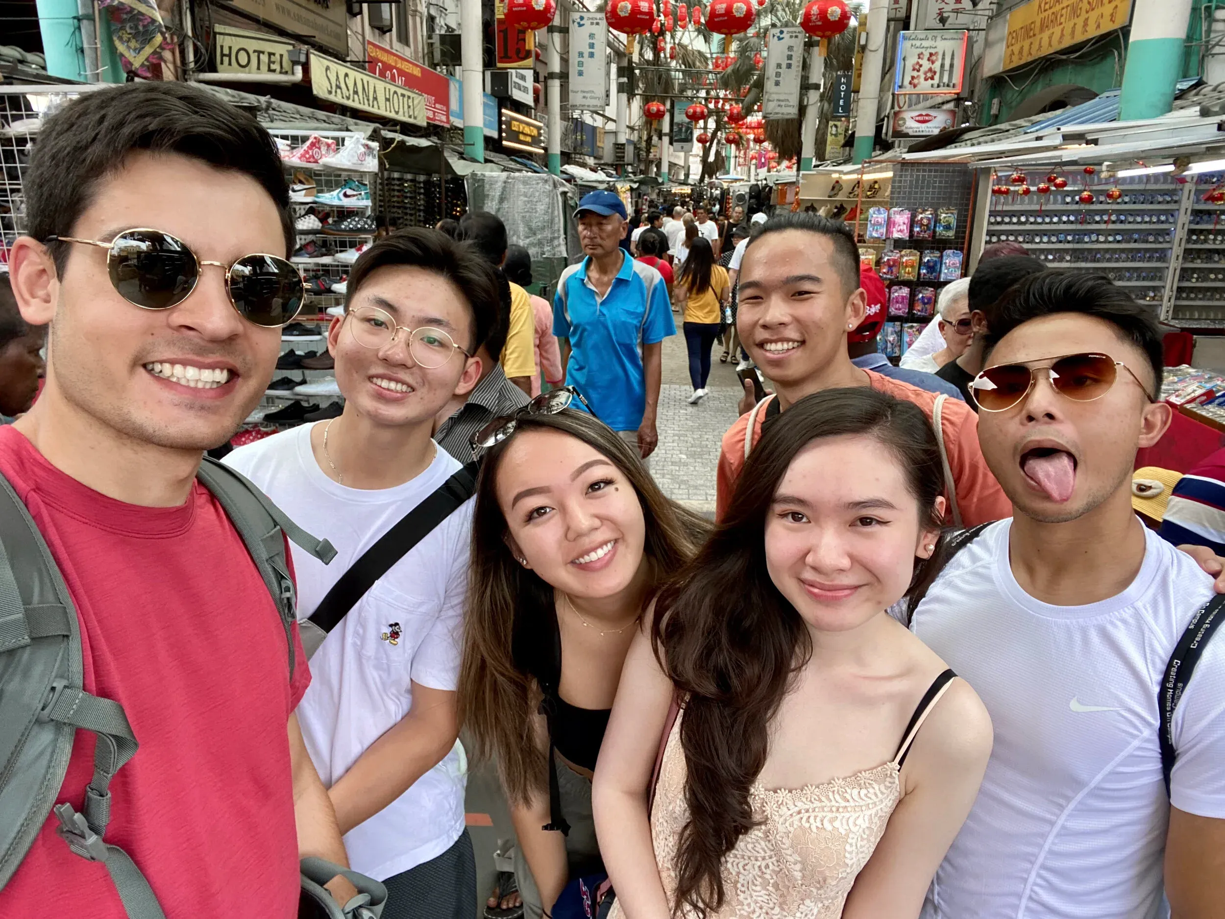 First stop was the local market. I picked up a new pair of sunglasses since I forgot mine in Singapore. CNY meant many places were closed during the day so we grabbed fried chicken from a fast food chain.